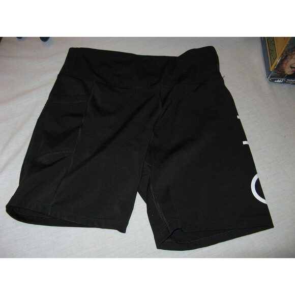 Womens Calvin Klein Performance Black Compression Bike Athletic Shirts Size L - Picture 2 of 2